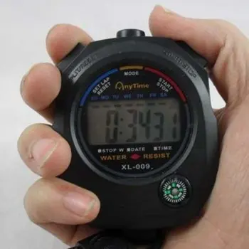 Dijital kronometre Çok Fonksiyonlu Taşınabilir Açık Spor Koşu Eğitim Zamanlayıcı Chronograph Zamanlama Alarm Durdurma Takvim İzle