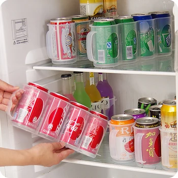 Mutfak Buzdolabı Bölmesi Pratik El Çekme İçecek saklama kutusu İçecek saklama kutusu Raf Malzemeleri Ev Aletleri