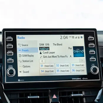 Toyota için RAV4 Başbakan XSE 2021 2022 9 inç Araba merkezi ekran GPS navigasyon Temperli cam ekran koruyucu film aksesuarları