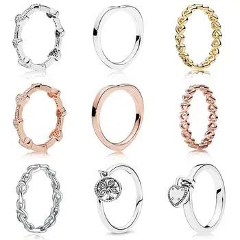925 gümüş yüzük kadınlar için basit tasarım çift i̇stiflenebilir moda takı gelin setleri düğün nişan yüzüğü aksesuar Satılık! \ Güzel Takı - Korkmazambalaj.com.tr 11