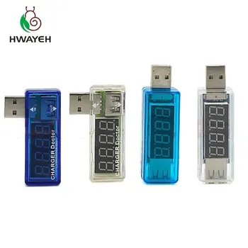 Akıllı Elektronik Dijital USB Mobil Güç Şarj Akımı voltmetre Metre mini USB şarj aleti Doktor Voltmetre Ampermetre