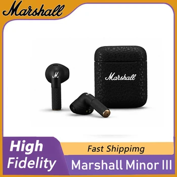 Bluetooth'lu Orijinal Marshall Minor III Gerçek Kablosuz Kulaklık (TWS)  1