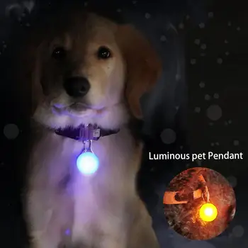 Sevimli Pet gece güvenlik LED el feneri yaka köpek kılavuzu ışıkları parlayan kolye kolye Pet aydınlık parlak parlayan yaka karanlık