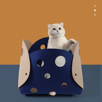 Ekleme Kedi Oyuncak Keçe Pom Yuva Deforme Yavru Tünel Katlanabilir Tüp Evi Tünel Interaktif Pet Pusscat Güvenlik Anlamda 1