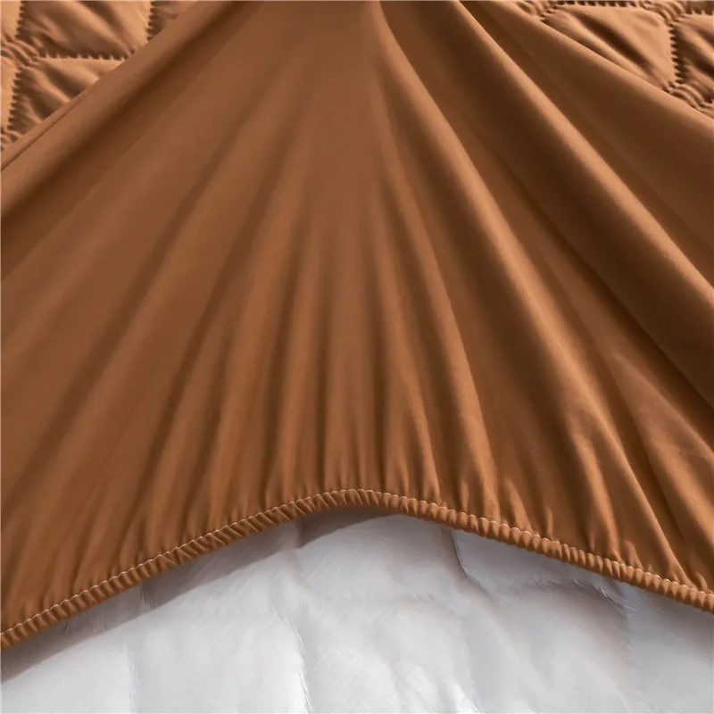 Su geçirmez kalınlaşmak pamuk yatak örtüsü lastikli çarşaf için Bebek yatak ıslatma Yaşlı bakımı yatak örtüsü Daha İyi korumak yatak Görüntü 5