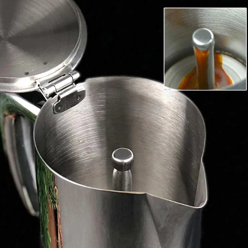 Moka tencere 200 ML / 300 ML cezve paslanmaz çelik kahve makinesi mutfak kahve Percolator içecek su ısıtıcısı Görüntü 1