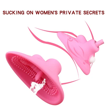 10 Hız Klitoris Stimülatörü Meme Vibratör Pompası Vakum Pussy Vajina Pompası Dil Yalama Emme Vibratör Bayanlara Seks Oyuncakları 2