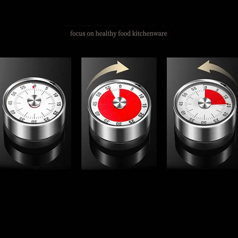 Mekanik Geri sayım sayacı çalar saat Gadget Pişirme Çalışma Fitness geri sayım sayacı Kullanımı Kolay Okuma Görüntü 3