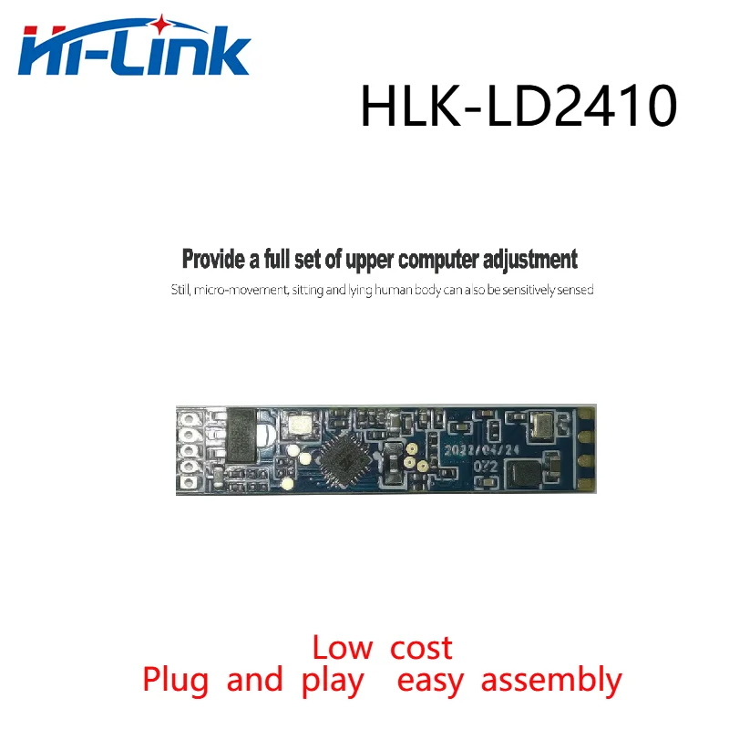 Ücretsiz Kargo HLK-LD2410 yüksek hassasiyetli 24GHz insan varlığı durumu algılama modülü Görüntü 1