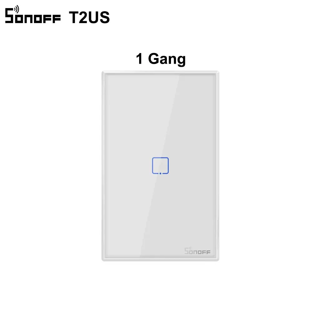 Sonoff TX T2 T3 ABD akıllı WiFi RF 433 / APP / dokunmatik kontrol duvar ışık anahtarı 1 /2 /3 Çete Duvar Dokunmatik Anahtarı Akıllı Ev Kontrollü Görüntü 2