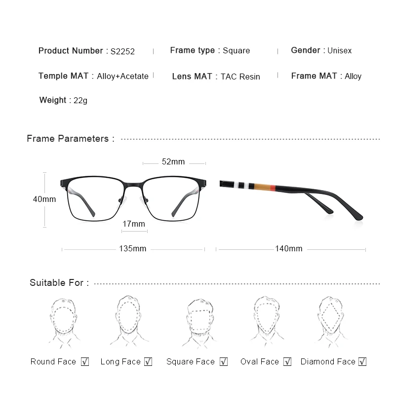 MERRYS tasarım klasik altın okuma gözlüğü erkekler için bilgisayar okuyucu mavi ışık engelleme parlama önleyici filtre büyütme gözlük Görüntü 2