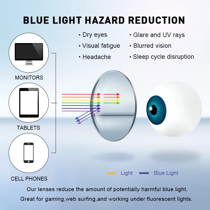 MERRYS tasarım klasik altın okuma gözlüğü erkekler için bilgisayar okuyucu mavi ışık engelleme parlama önleyici filtre büyütme gözlük Görüntü 4