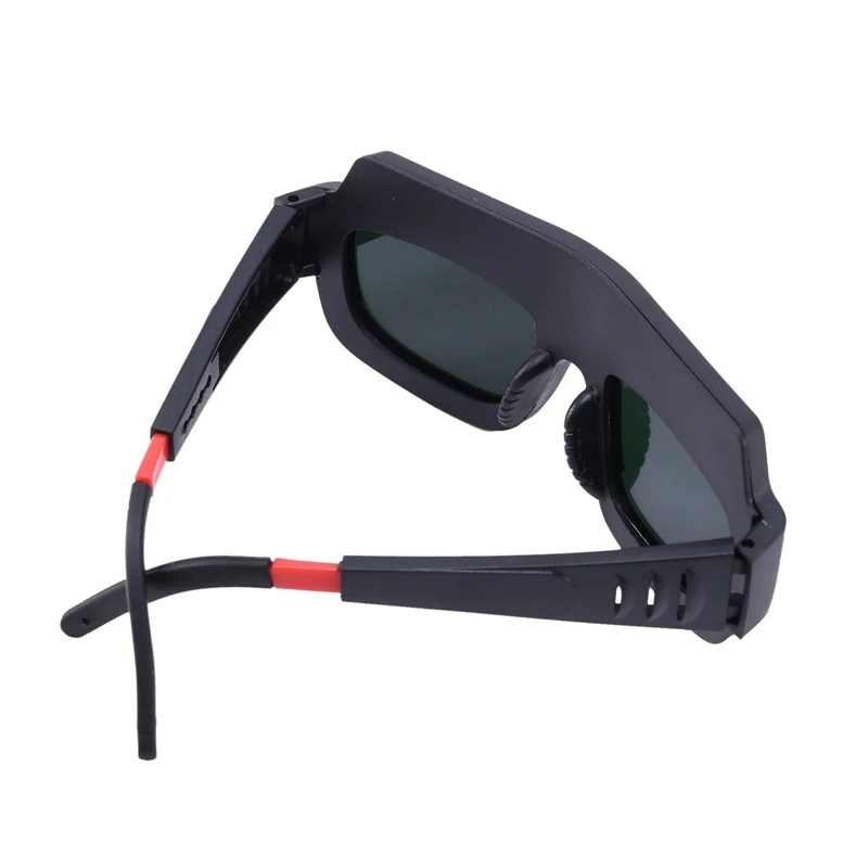 1 adet Güneş Enerjili Otomatik Kararan Kaynak Maskesi Kask Gözlük Kaynakçı Gözlük Ark Anti-şok Lens Göz Koruması İçin Görüntü 5